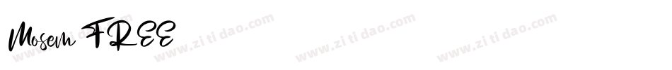 Mosem FREE字体转换